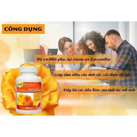 [Date 2027]Viên uống Bổ Mắt Trunature Vision Complex Lutein &Zeaxanthin 140vr - Shop Songna