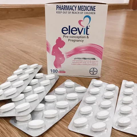  Vitamin Bầu Úc Tổng Hợp ELEVIT 100 Viên - Vitamin Thực phẩm bổ sung cho mẹ
