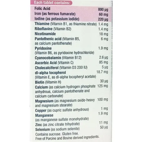  Vitamin Bầu Úc Tổng Hợp ELEVIT 100 Viên - Vitamin Thực phẩm bổ sung cho mẹ