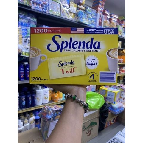 Đường ăn kiêng Splenda gói nhỏ 1g - Lựa chọn tuyệt vời cho người ăn kiêng keto, DAS và người tiểu đường - Hương vị ngọt như đường kính