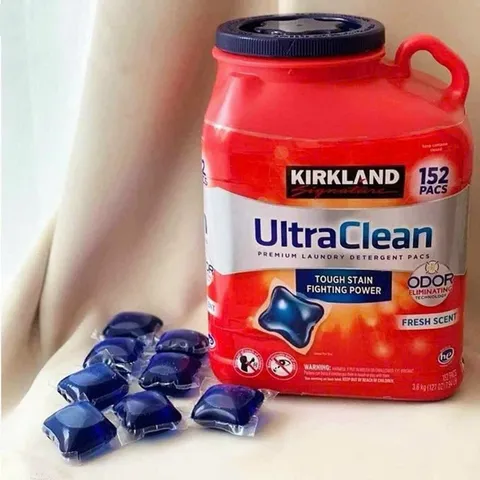 Viên giặt xả kháng khuẩn Ultra Clean - Kirkland Signature Ultra Clean 152 viên - Shop Song Vy 507163