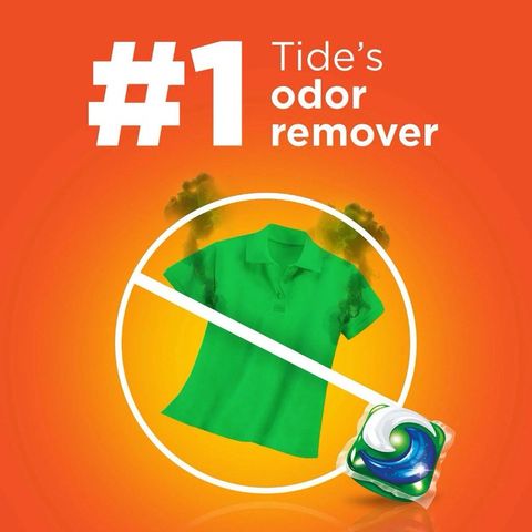 [ Tách lẻ -mẫu mới] Viên giặt quần áo Tide Pods Mỹ_Shop SongVy 507194