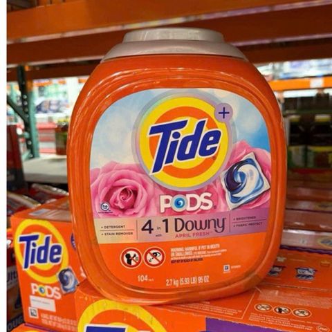 [ Tách lẻ -mẫu mới] Viên giặt quần áo Tide Pods Mỹ_Shop SongVy 507194