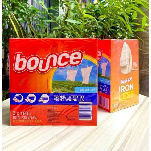 Giấy giảm nhăn và làm thơm quần áo BOUNCE của mỹ - Shop Songna