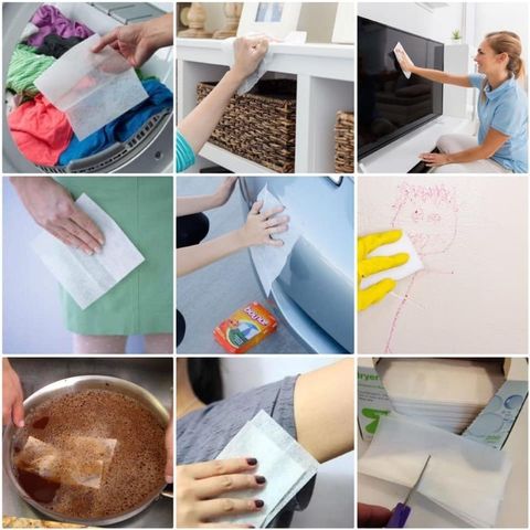 Giấy giảm nhăn và làm thơm quần áo BOUNCE của mỹ - Shop Songna
