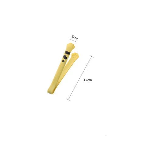 Kẹp Gắp Chân Mèo Silicon Chống Phỏng - Đồ Gắp Thức Ăn Mini Đủ Size Cho Tiệc Trà, Bánh Dessert, Ăn Dặm