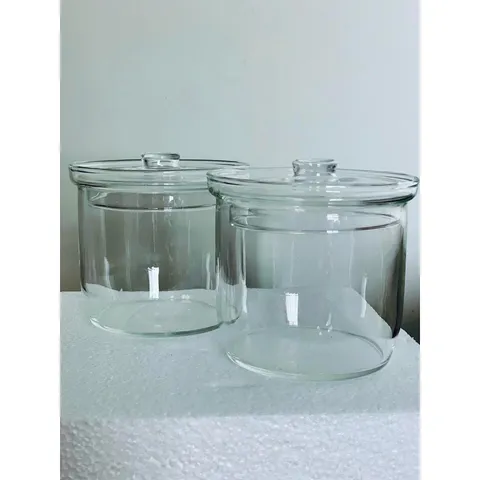 Thố Thuỷ Tinh Kèm Nắp đậy, Dung Tích 450ml LOTOR Chuyên Dùng Để Chưng Yến, Hầm Cháo, Món Quà Sang Trọng Tặng Người Thân