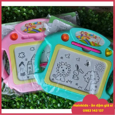 Bảng Thông Minh, Bảng Tập Vẽ, Tập Viết Cho Bé Từ 1 Tuổi - Bảng Từ Tính Tự Xóa Không Bụi Phát Triển Sáng Tạo Cho Bé