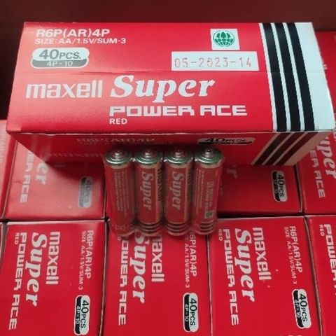 Pin AA - AAA Maxell Chính Hãng, Pin Tiểu Dùng Cho Đồ Chơi, Remote Tivi, Máy Lạnh - Thời Gian Sử Dụng Lên Đến 6 Lần Pin Carbon Thông Thường