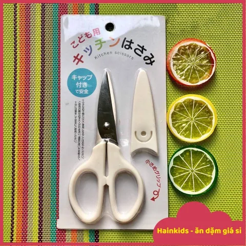 Kéo Ăn Dặm Nhật Bản Cho Bé - Kéo Mini Nhà Bếp Cắt Nhỏ Thực Phẩm Tiện Dụng, Dành Cho Trẻ Em Và Người Lớn Tuổi