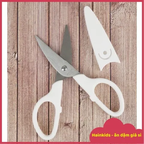Kéo Ăn Dặm Nhật Bản Cho Bé - Kéo Mini Nhà Bếp Cắt Nhỏ Thực Phẩm Tiện Dụng, Dành Cho Trẻ Em Và Người Lớn Tuổi
