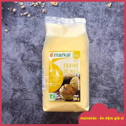 Bột Bắp Hữu Cơ Markal 500g - Nguyên Liệu Chế Biến Món Ăn Dặm An Toàn Cho Bé - Chứng Nhận Hữu Cơ Châu Âu