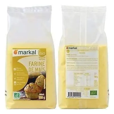 Bột Bắp Hữu Cơ Markal 500g - Nguyên Liệu Chế Biến Món Ăn Dặm An Toàn Cho Bé - Chứng Nhận Hữu Cơ Châu Âu