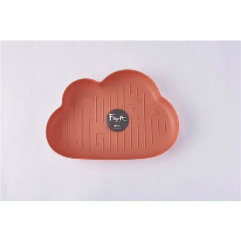 Khay Mây Ăn Dặm Hình Đám Mây Siêu Yêu Cho Bé - Khay Nhựa Đọc Bữa Ăn Đẹp Mắt, Chống Trầy, Bền Bỉ