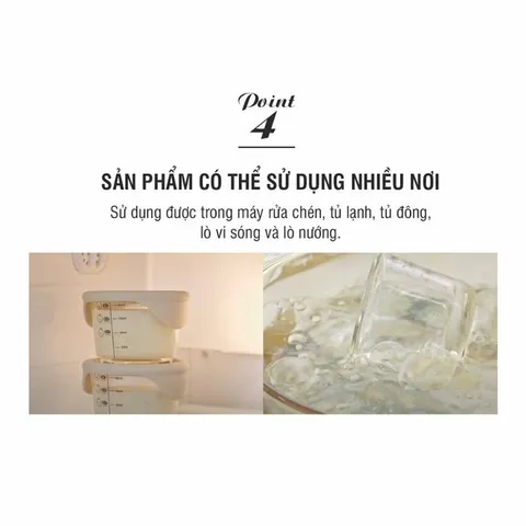 LOCK&LOCK]HỘP ĐỰNG THỨC ĂN CHO BÉ CÓ VẠCH CHIA 230ML