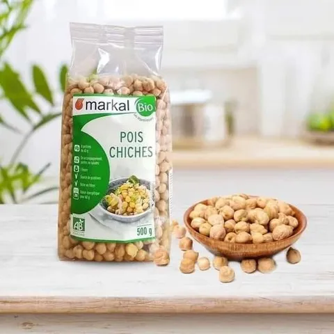 Đậu gà hữu cơ Organic Chickpeas - 500gr, Date 7.6.2025