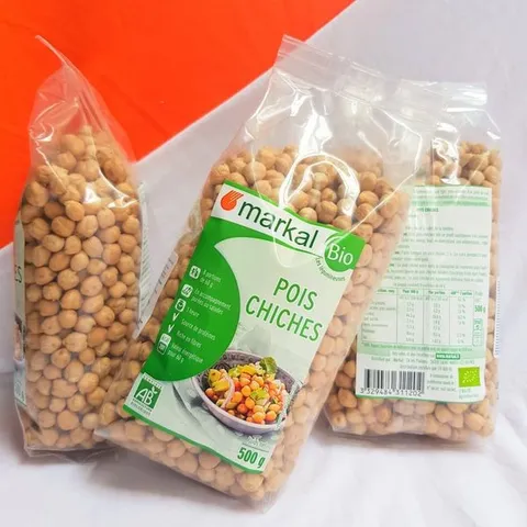 Đậu gà hữu cơ Organic Chickpeas - 500gr, Date 7.6.2025