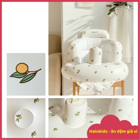 Ghế Hơi Phao Bar Rot Cao Cấp - Ghế Tập Ngồi Cho Bé Từ 6 Tháng, Quà Tặng Đầy Tháng, Phong Cách Hàn Quốc, Chụp Ảnh Đáng Yêu