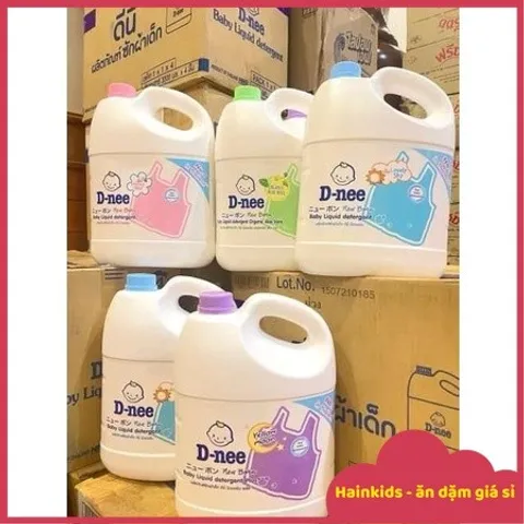 [CHÍNH HÃNG-GIAO 2H-GIẢM 10K] Nước Giặt Dnee Chính Hãng Thái Lan-Nước Giặt Áo Quần Trẻ Em D-Nee Dịu Nhẹ, Đậm Đặc, Thơm