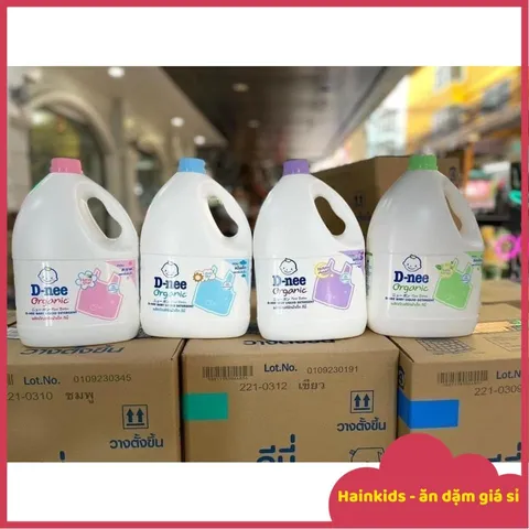 [CHÍNH HÃNG-GIAO 2H-GIẢM 10K] Nước Giặt Dnee Chính Hãng Thái Lan-Nước Giặt Áo Quần Trẻ Em D-Nee Dịu Nhẹ, Đậm Đặc, Thơm