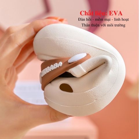 Dép Sục Cross ZHUBABA Chất Liệu Nhựa EVA Siêu Nhẹ Cao Cấp Hình Gấu Hi Bear Dễ Thương Cho Bé Trai Bé Gái
