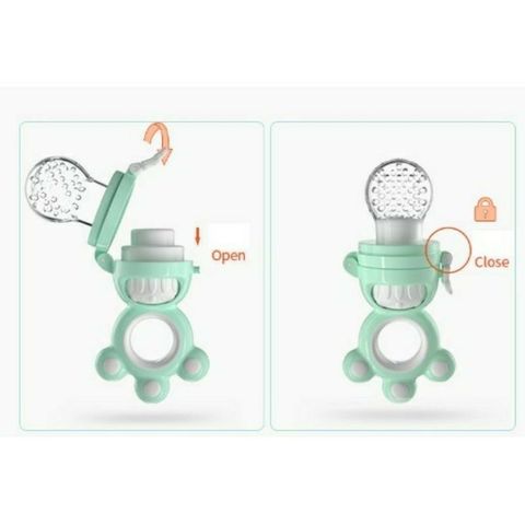 Túi Nhai Ăn Dặm Chống Hóc MISUTA - Bộ 3 Múm Silicon An Toàn, Dùng Cho Bé Từ 4 Tháng Tuổi - Giúp Bé Thoải Mái Khi Ăn Dặm