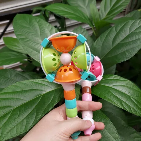 Xúc Xắc Kèn PaPa's Thái Lan - Lục Lạc Kèm Sáo Thổi, Đồ Chơi Sắc Màu Kèm Âm Thanh Cho Bé