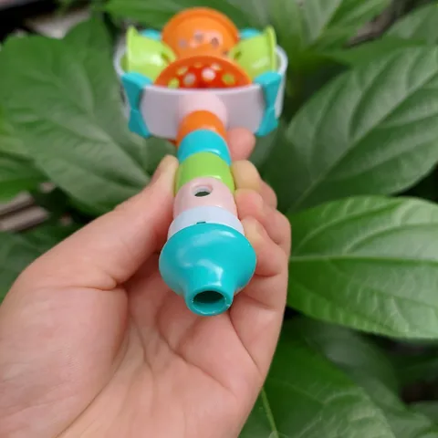Xúc Xắc Kèn PaPa's Thái Lan - Lục Lạc Kèm Sáo Thổi, Đồ Chơi Sắc Màu Kèm Âm Thanh Cho Bé