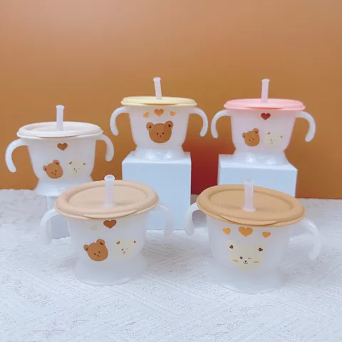 Cốc Tập Hút MumBéBé 3 Giai Đoạn - Cốc Tập Uống Nước An Toàn Cho Bé Ăn Dặm Từ 5 Tháng, Chống Sặc, Thiết Kế Thông Minh