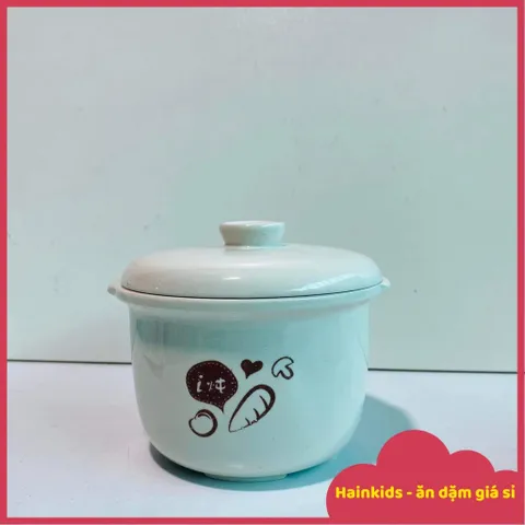 Nắp Sứ Thay Thế và Lõi Thố Sứ Cho Nồi Bear 0.8L - Phụ Kiện Dự Phòng Nồi Nấu Chậm DDZ-B08D1, Lõi Sứ Chưng Cách Thủy
