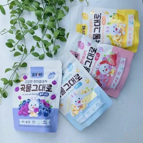 [Đủ vị] Bánh Vòng Ăn Dặm Alvins- Bánh Ăn Dặm Hữu Cơ Giàu Dinh Dưỡng - Date 11.2022