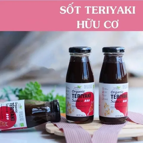 (DATE 9.2026)Sốt Teriyaki Hữu Cơ Lumlum Cực Kì Thơm Ngon Cho Bé ăn Dặm, Chai 200ml,Sốt Teriyaki Organic Cho Bé ăn Dặm