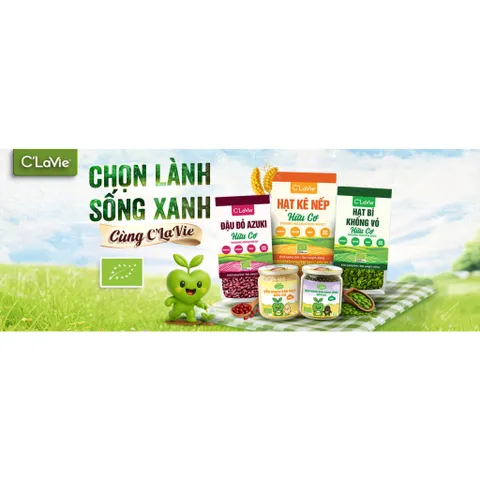 Hạt Kê Hữu Cơ C'Lavie - Thực Phẩm Organic Nấu Cháo Ăn Dặm, Dinh Dưỡng Tốt Cho Sức Khỏe, Sữa Hạt, Chè Hạt Kê