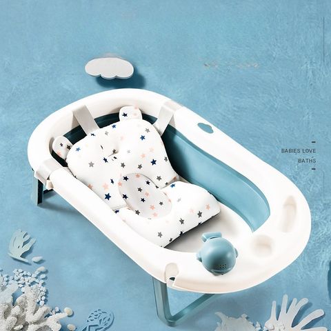 Phao Tắm Đỡ Bé An Toàn - Dụng Cụ Tắm Rảnh Tay Cho Bé Từ 0-12M, Chất Liệu PP, Nhiều Màu Sắc Xinh Xắn