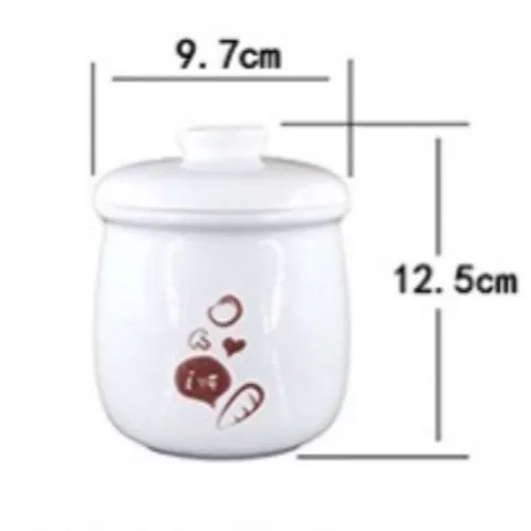 Phụ Kiện, Thố Sứ/Lõi Sứ 0.5 L, Lõi Sứ Nhỏ Nồi Bear-thố Sứ Nồi Nấu Cháo Chậm, Thố Sứ 0,5l Dùng Cho Nồi Bear 2l5 SUBE003