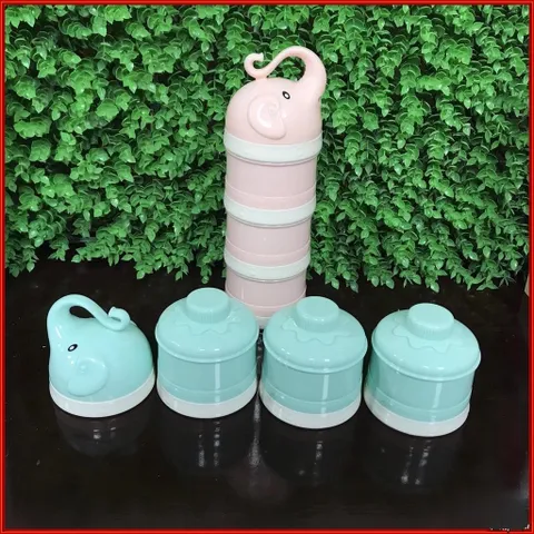 Hộp Chia Sữa, Khay Chia Sữa, đa Nặng MISUTA, Chia đồ ăn Dặm 3 Ngăn MISUTA Cho Bé