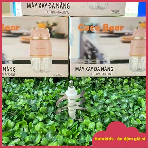 Phụ Kiện Thay Thế Máy Xay CocoBear 8 Lưỡi - Cối Thủy Tinh, Dao Xay, Nắp Máy Xay Tiện Lợi Cho Mẹ & Bé
