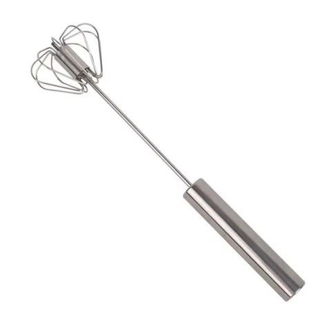 Cây Đánh Trứng Inox Tự Khuấy - Dụng Cụ Làm Bánh & Tạo Bọt Cà Phê Dễ Dùng, Thiết Kế Thông Minh, Bền Bỉ, An Toàn Khi Chế Biến
