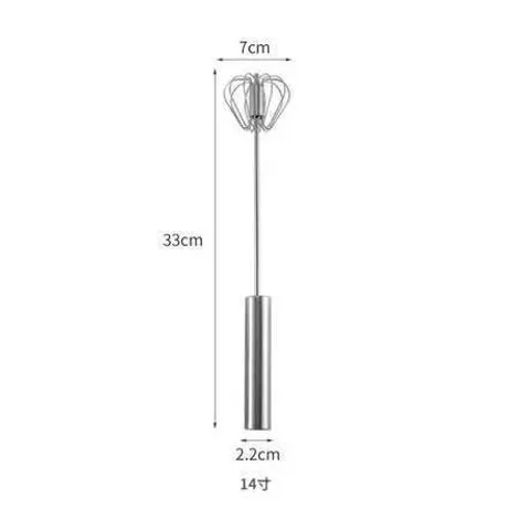Cây Đánh Trứng Inox Tự Khuấy - Dụng Cụ Làm Bánh & Tạo Bọt Cà Phê Dễ Dùng, Thiết Kế Thông Minh, Bền Bỉ, An Toàn Khi Chế Biến