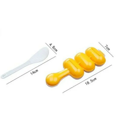 Lắc Cơm Cho Bé - Khuôn Làm Cơm Viên Có Thìa, Dụng Cụ Tiện Dụng Để Làm Món Ăn Dặm Ngon Miệng Cho Bé Yêu