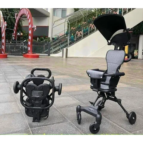 Xe Đẩy Gấp Gọn 2 Chiều Thông Minh Cao Cấp Cho Bé - Xe Đẩy Dạo Chơi Cho Bé Du Lịch