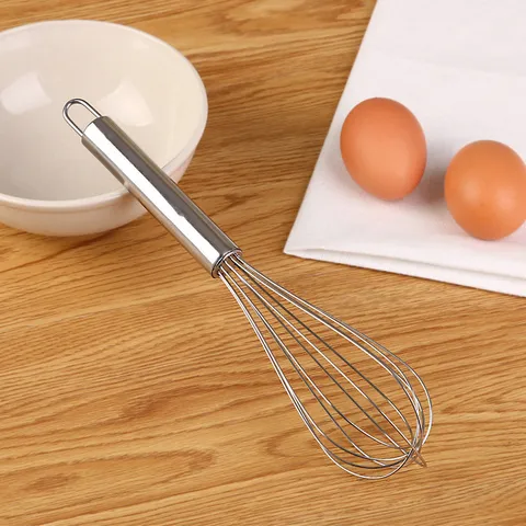 Phới Đánh Trứng Inox Tiện Dụng - Dụng Cụ Cầm Tay Dễ Dàng Vệ Sinh Cho Nhà Bếp Thông Minh