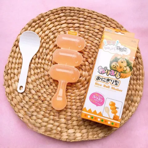 Combo Dụng Cụ Lắc Cơm Viên Kèm Thìa Đong - Bộ 5 Thìa Đong Gia Vị và Dầu Ăn cho Bé Tập Ăn Dặm, Dụng Cụ Tạo Hình Cơm Tròn Xinh