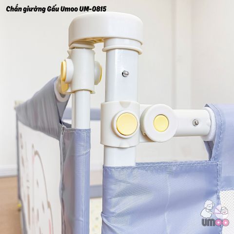 Thanh Chặn Giường Kiêm Quây Cũi Gấu Umoo UM-0815 - An Toàn Đảm Bảo Cho Bé, Điều Chỉnh Chiều Cao, Không Cần Khoan Vạt Giường