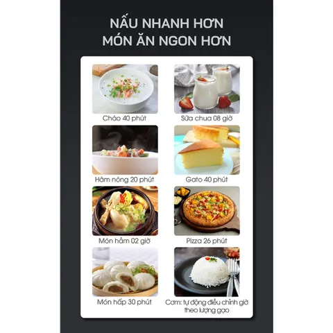 Nồi Cơm Điện Cao Tần HAMM HRC-1591IH (1.8L) - Thiết Kế Sang Trọng, Đa Chức Năng Nấu Cơm, Cháo, Ủ Ấm, Hàng Chính Hãng