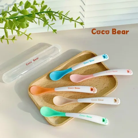 Hũ Sứ Chia Vạch Coco Bear 220ml Kèm Nắp Đậy - Hũ Đựng Đồ Ăn Dặm  Cho Bé, Trữ Đông Tiện Lợi, Dùng Trong Lò Vi Sóng