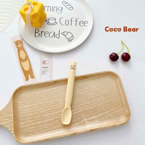 Thìa Tập Ăn Dặm Silicone Coco Bear - Thìa Siêu Mềm An Toàn Cho Bé, Thiết Kế Dễ Dàng Sử Dụng, Không Chứa BPA