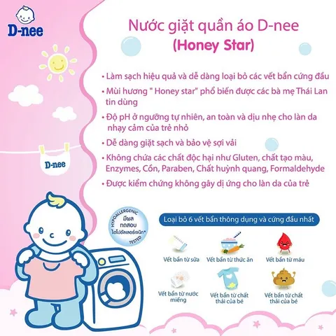 Nước Giặt Quần Áo Trẻ Em D-nee Hồng - Nước Giặt Xả 2 In 1 Dnee Chính Hãng - Can 3L, Hàng Chuẩn Đại Thịnh