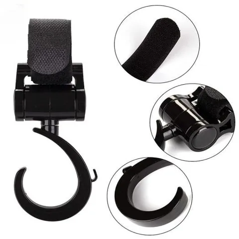 Móc Treo đồ Xe đẩy, Móc Di động Xoay 360* Dùng Cho Xe đẩy, Nôi Xách Em Bé