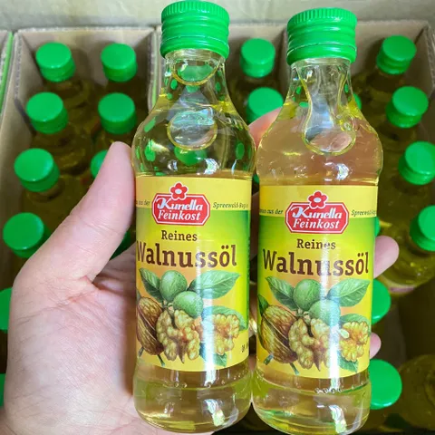 (6/2026) Dầu Óc Chó Kunella/Brandle Đức Nguyên Chất 100ml Cho Bé, Dầu Trộn Vào Cháo, Soup.. Tăng Cường Hấp Thu Vitamin